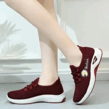 Fashionable Soft Breathable Mesh Soles Shoes