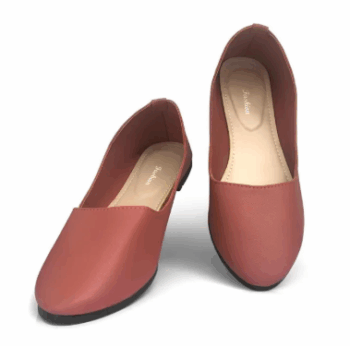 Formal PU Leather Girls Office Flat Court Shoes