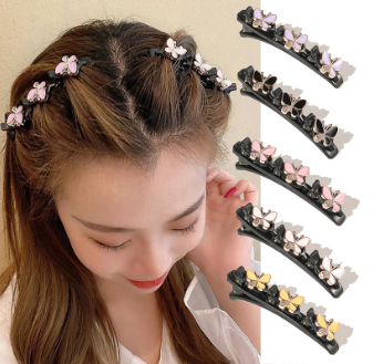 Hairpin Side Bangs Clip Ladies Girls Fixed Shape Clip